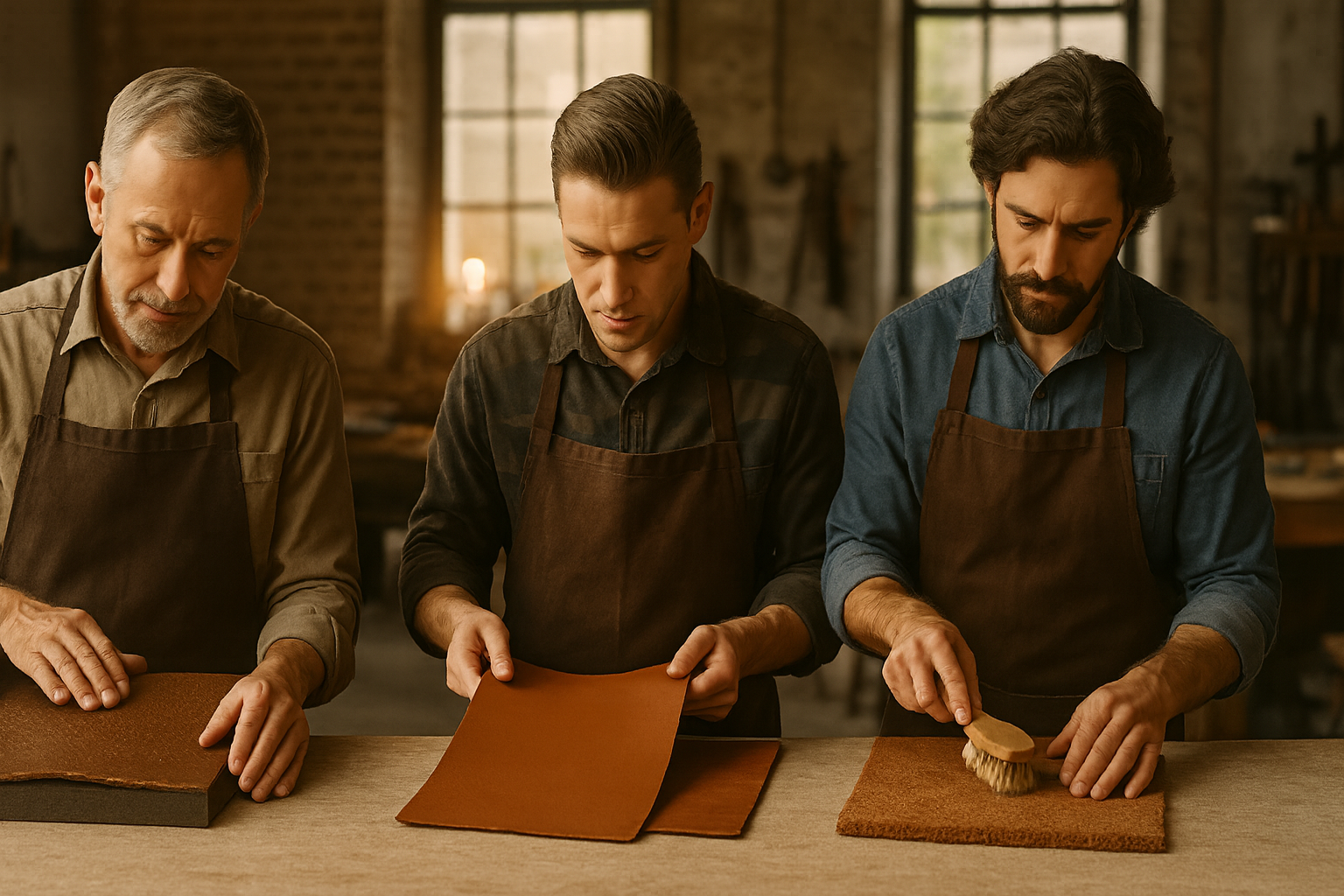Cuir pleine fleur, refendu, croûte : comprendre les différents types de cuir