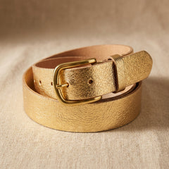 Ceinture Femme Dorée - Doré | Rue Du Cuir