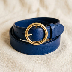 Ceinture Femme Bleue - Bleu | Rue Du Cuir
