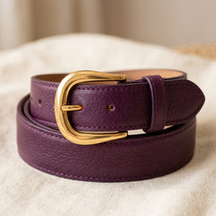 Ceinture Femme Violet - Violet | Rue Du Cuir