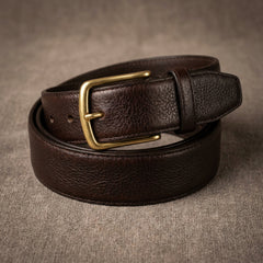 Ceinture homme café - Café | Rue Du Cuir